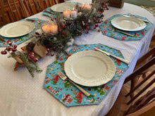 Load image into Gallery viewer, Christmas Kitten Placemat Sets
