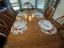 Load image into Gallery viewer, Pumpkins in Plaid Placemat Set
