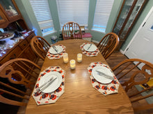 Load image into Gallery viewer, Colorful Turkey Placemat Sets
