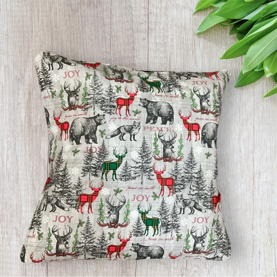 Joy to the Animals Pillow Covers