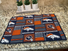 Load image into Gallery viewer, Denver Bronco Dish Drying Mats
