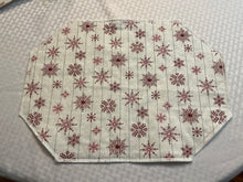 Load image into Gallery viewer, Christmas Snowflakes Placemat Sets
