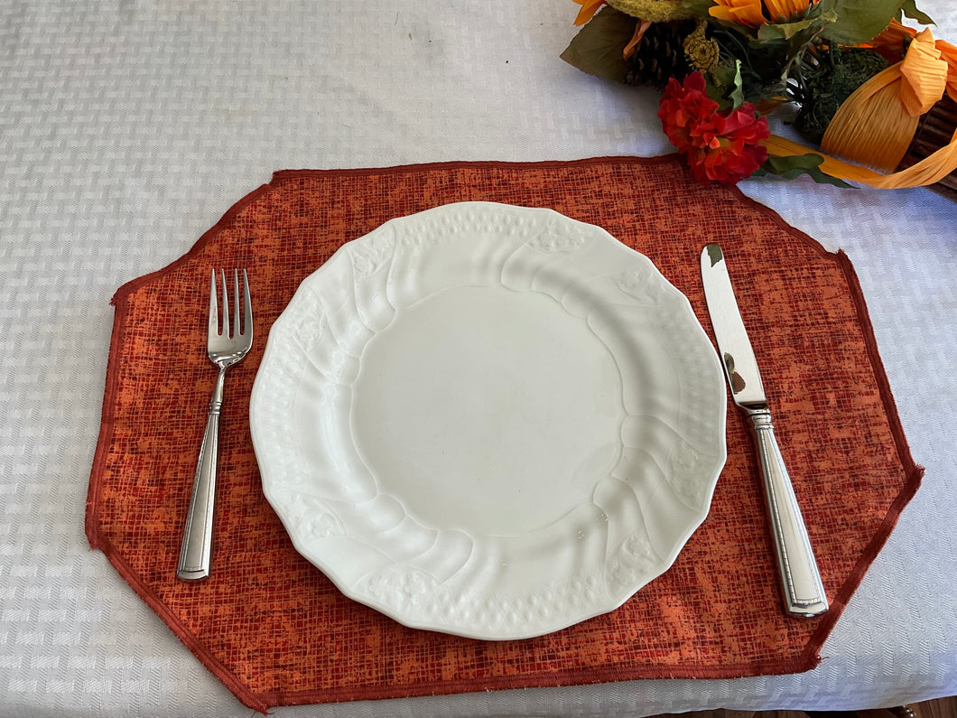 Solid Fall Placemat Sets