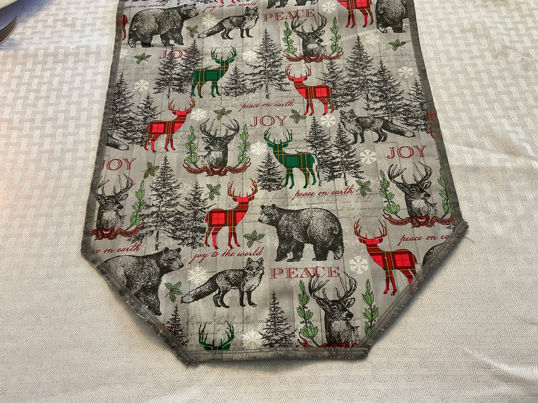 Joy to the Animals Table Runner