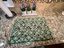 Load image into Gallery viewer, St Patrick’s Day Doggies Dish Drying Mats
