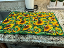 Load image into Gallery viewer, Sunflower Dish Drying Mats
