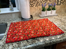 Load image into Gallery viewer, Strawberry Dish Drying Mats
