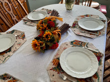 Load image into Gallery viewer, Fall Time at the Cabin Placemat Set
