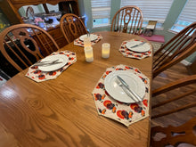 Load image into Gallery viewer, Colorful Turkey Placemat Sets
