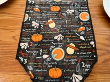 Load image into Gallery viewer, Pumpkin Recipe Table Runner
