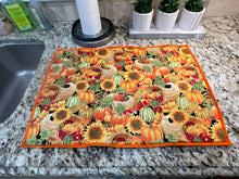 Load image into Gallery viewer, Pumpkin Harvest Dish Drying Mats
