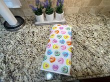Load image into Gallery viewer, Valentine Conversational Heart Dish Drying Mats
