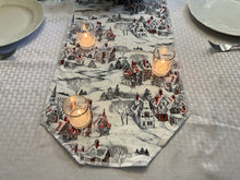 Load image into Gallery viewer, Snowy Winter Village Table Tunner

