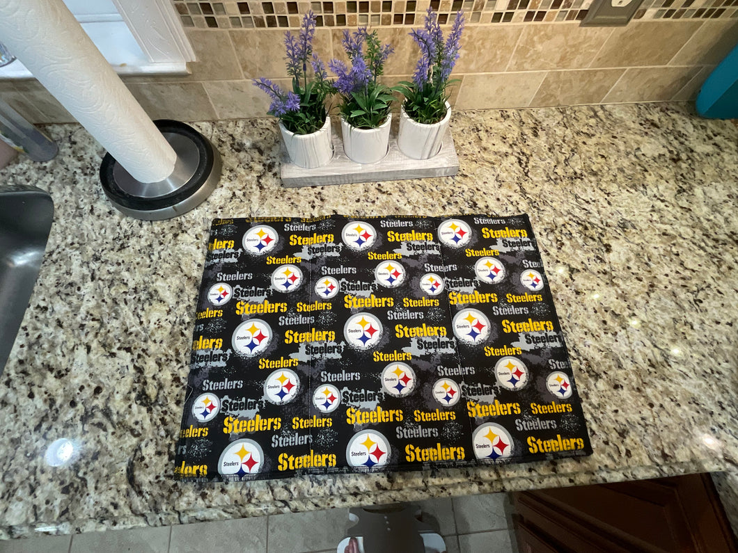 Pittsburgh Steelers Dish Drying Mats