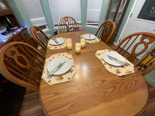 Load image into Gallery viewer, Thanksgiving Leaves placemat Sets
