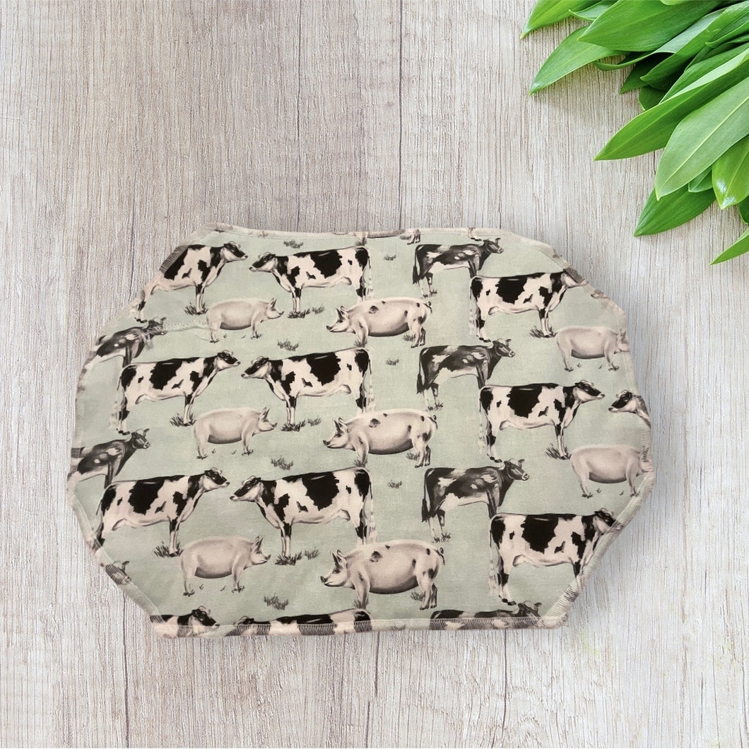 Cow and Pig Placemat Sets