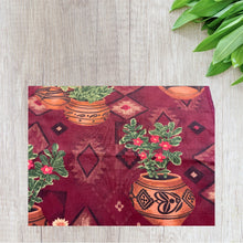 Load image into Gallery viewer, Christmas Cactus Placemat Set and Trivel
