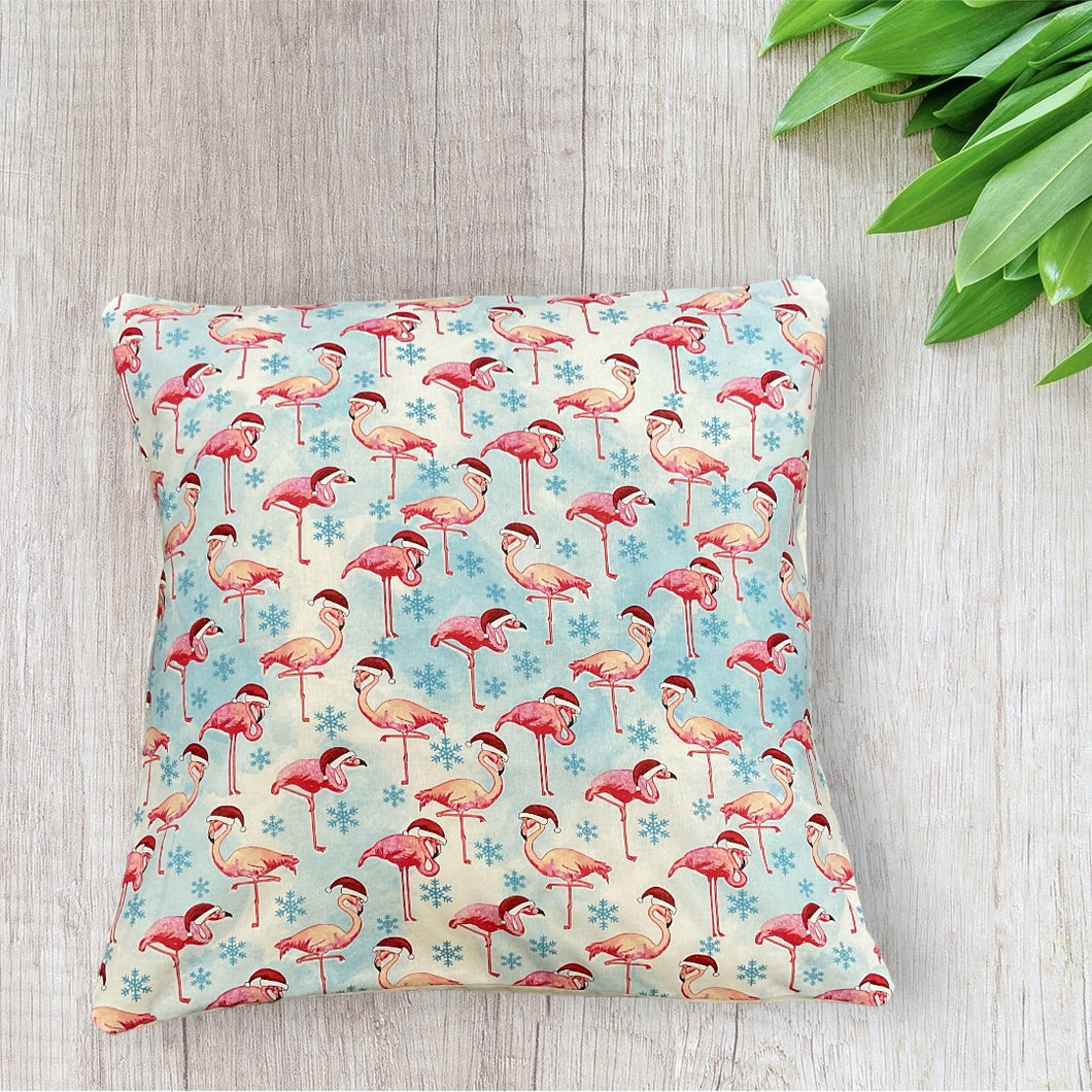 Christmas Flamingo Pillow Covers