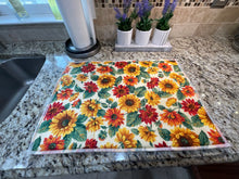 Load image into Gallery viewer, Fall Flower Dish Drying Mats
