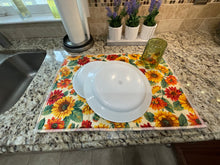 Load image into Gallery viewer, Fall Flower Dish Drying Mats
