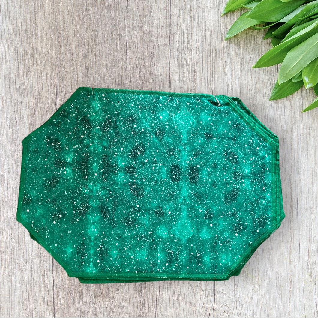 Green Sparkle Placemat Set