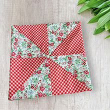 Load image into Gallery viewer, Gingham and Floral Pillow Covers
