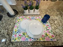 Load image into Gallery viewer, Spring Flower Dish Drying Mats
