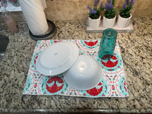 Load image into Gallery viewer, Pioneer Woman Doves Dish Drying Mats
