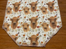 Load image into Gallery viewer, Highland Cows on Beige Table Runners
