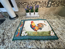 Load image into Gallery viewer, Rooster Dish Drying Mats
