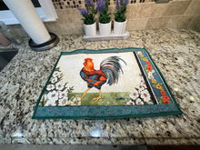 Load image into Gallery viewer, Rooster Dish Drying Mats
