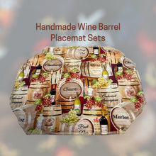 Load image into Gallery viewer, Wine Barrel Placemat Sets
