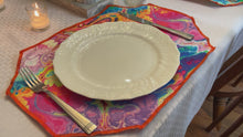 Load and play video in Gallery viewer, Tye Dye Themed Placemat Sets
