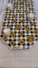 Load and play video in Gallery viewer, Buffalo Check and Sunflowers Table Runners
