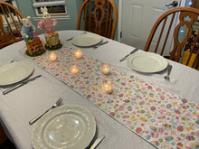 Load image into Gallery viewer, Colorful Easter Eggs Table Runner
