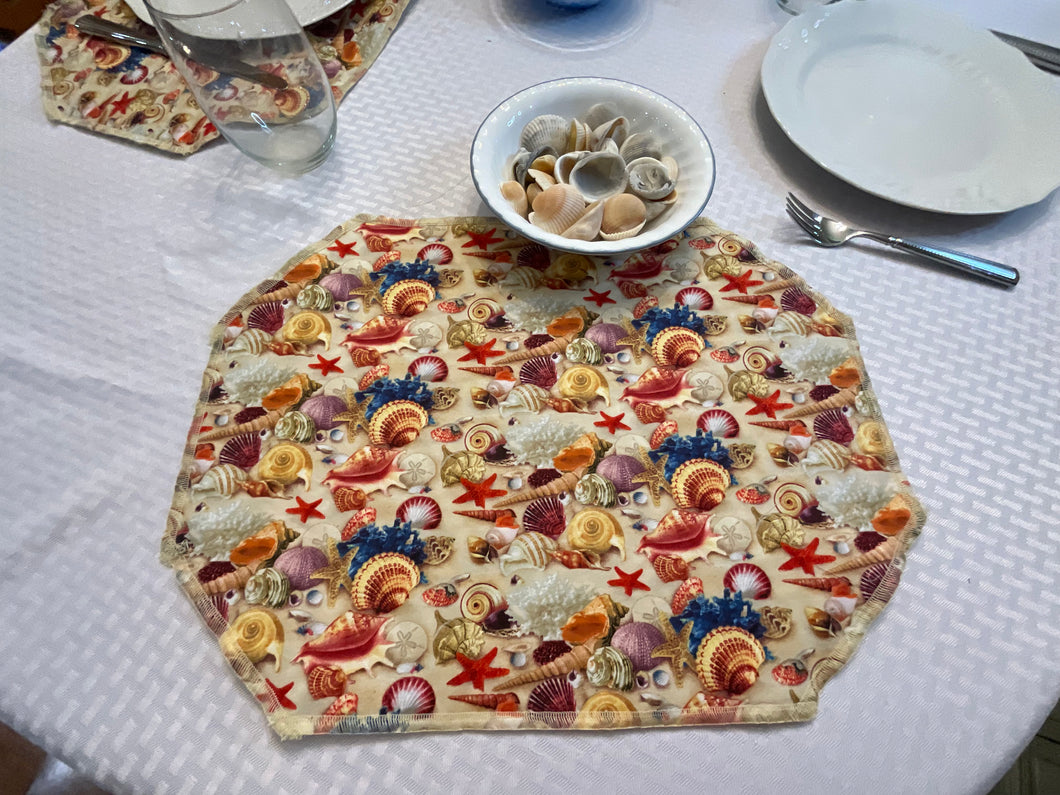 Colorful Seashell Placemat Sets