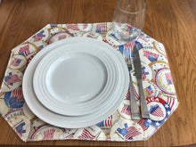 Load image into Gallery viewer, Patriotic Liberty and Freedom Placemat Sets
