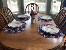 Load image into Gallery viewer, Patriotic Stars Galore Placemat Sets
