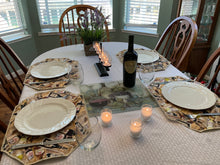 Load image into Gallery viewer, Wine Bottle Handmade Placemat Setsy
