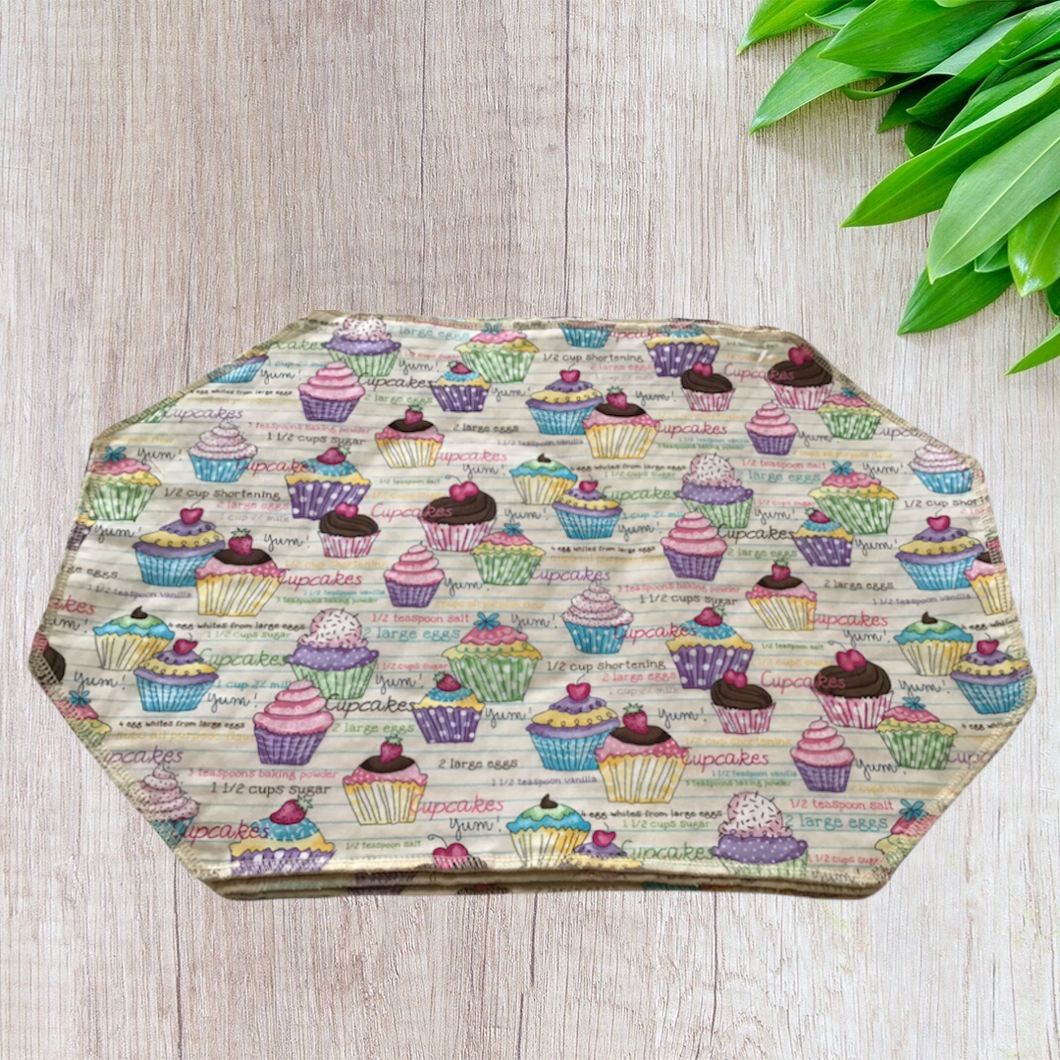 Cupcake Recipes Placemat Sets