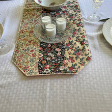 Load image into Gallery viewer, Floral Stripes Table Runner
