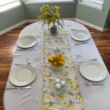 Load image into Gallery viewer, Lemon and Verbena Table Runner
