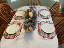 Load image into Gallery viewer, Christmas Horses Placemat Set
