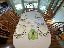 Load image into Gallery viewer, St. Patrick Day Gnomes Placemat Set
