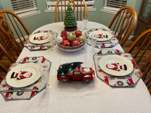 Load image into Gallery viewer, Red Truck and Wagons Placemat Sets
