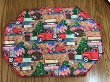 Load image into Gallery viewer, Small Town Patriotic Pride Placemat Set
