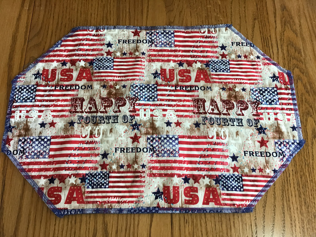 Happy 4th of July Placemat Sets