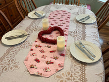 Load image into Gallery viewer, Red &amp; White Trucks Full of Valentines Table Runners
