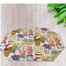 Load image into Gallery viewer, Pots of Spring Flower Placemat Sets
