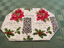 Load image into Gallery viewer, Poinsettia Placemat Set
